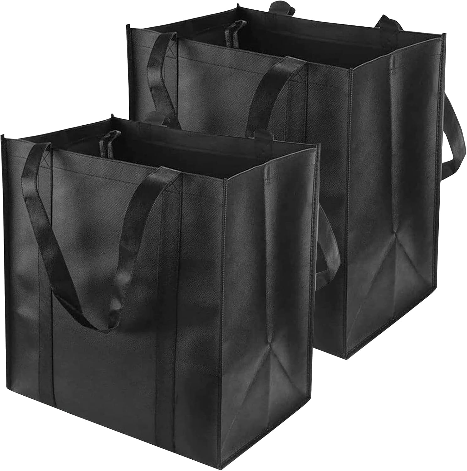 Einkaufstasche: für Damen, mit Tragegriff, klappbar, 2 Stück, 38 × 35 × 25 cm